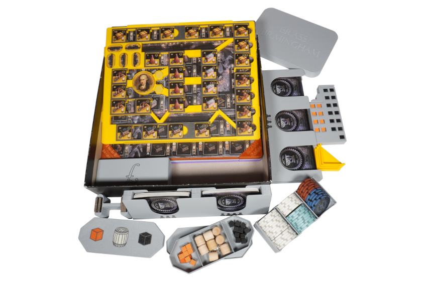 BRB-I-02 Brass Birmingham Board Game Insert Inlay Organizer