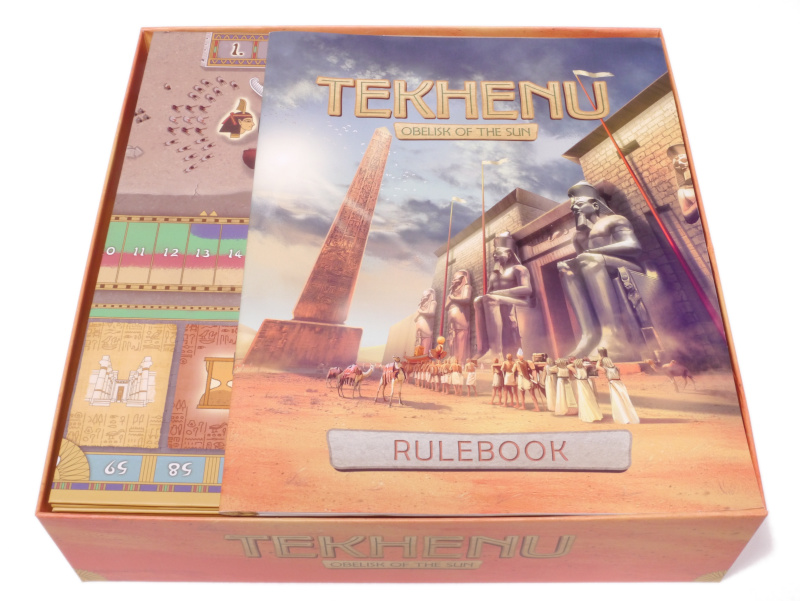 TEK-I-01 Tekhenu boardgame Inlay Rulebook