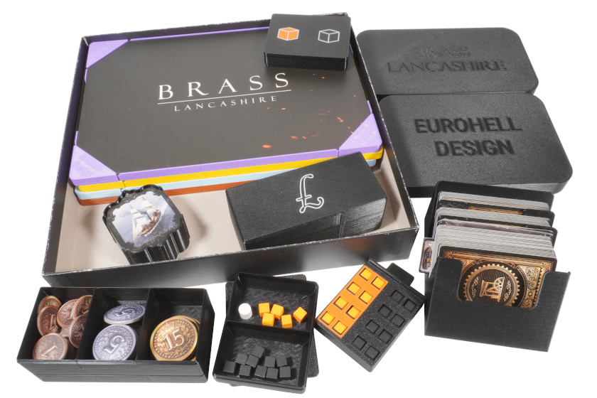 BRL-I-01 Brass Lancashire Insert Inlay Organizer Retail Version