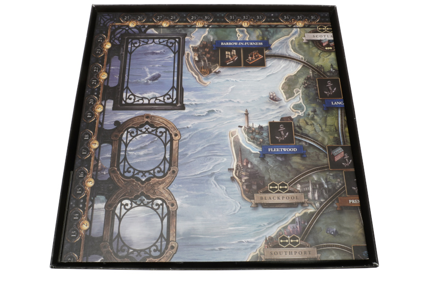 BRL-I-02 Insert Brass Lancashire 4 game board